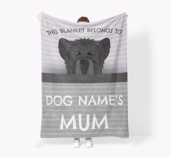 'This Blanket Belongs To...' - Personalised {breedFullName} Blanket: Premium Sherpa Fleece